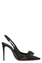Load image into Gallery viewer, Satin slingback pumps
