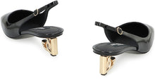 Load image into Gallery viewer, Patent leather slingback pumps
