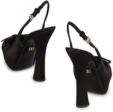 Load image into Gallery viewer, Satin slingback pumps
