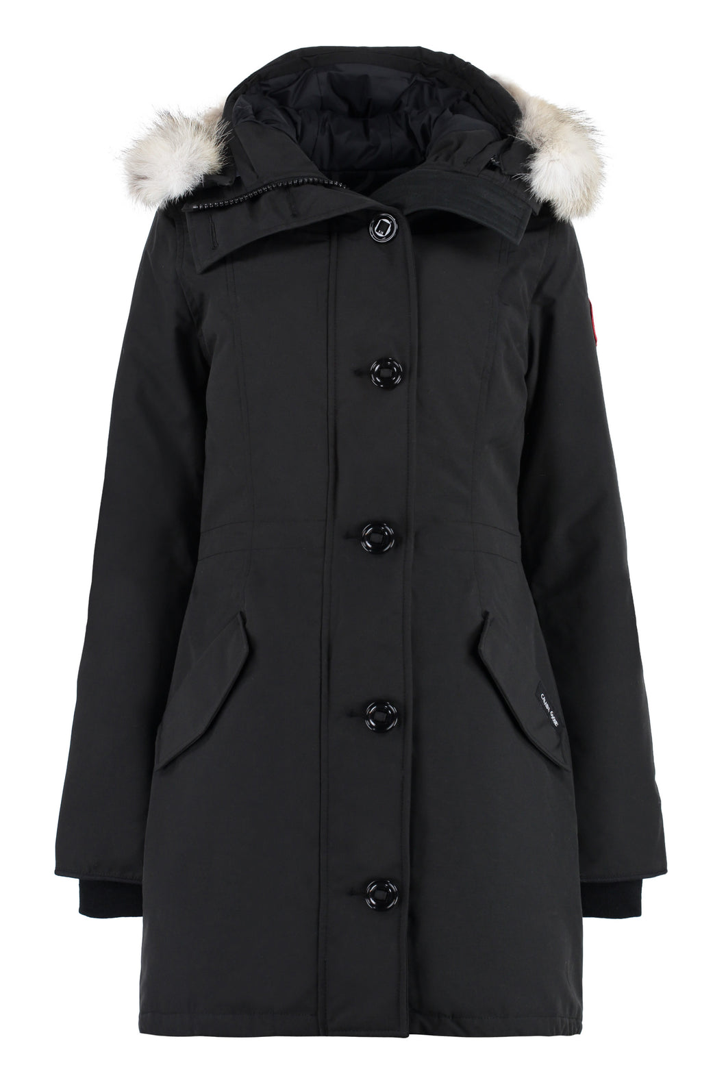 Rossclair fur hood parka