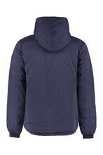 Load image into Gallery viewer, Lodge hooded full-zip down jacket
