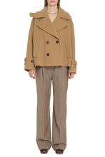 Load image into Gallery viewer, Double-breasted wool coat
