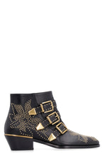 Load image into Gallery viewer, Studded leather ankle boots
