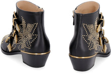 Load image into Gallery viewer, Studded leather ankle boots
