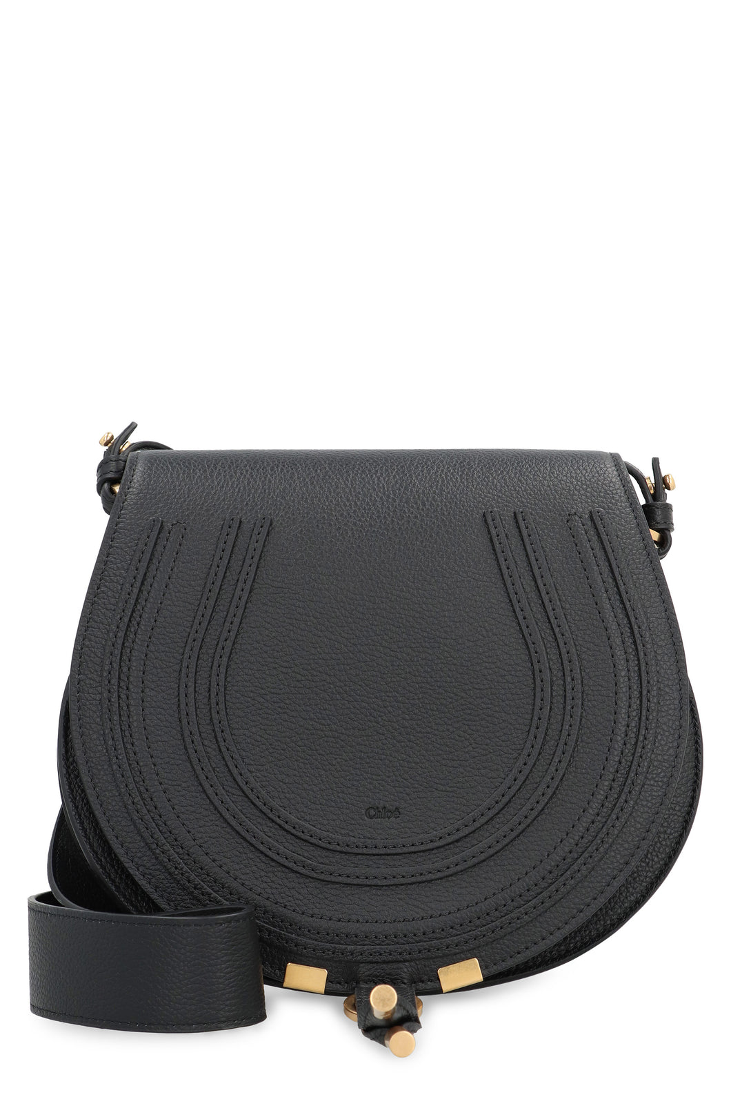 Marcie leather saddle bag