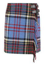 Load image into Gallery viewer, Ciro check pattern wool skirt

