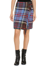 Load image into Gallery viewer, Ciro check pattern wool skirt
