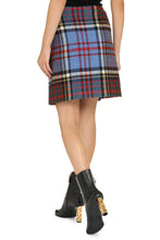 Load image into Gallery viewer, Ciro check pattern wool skirt
