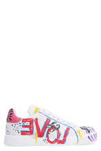 Load image into Gallery viewer, Portofino leather low-top sneakers
