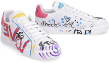 Load image into Gallery viewer, Portofino leather low-top sneakers
