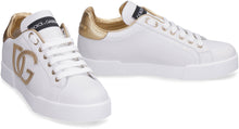 Load image into Gallery viewer, Portofino logo detail leather sneakers
