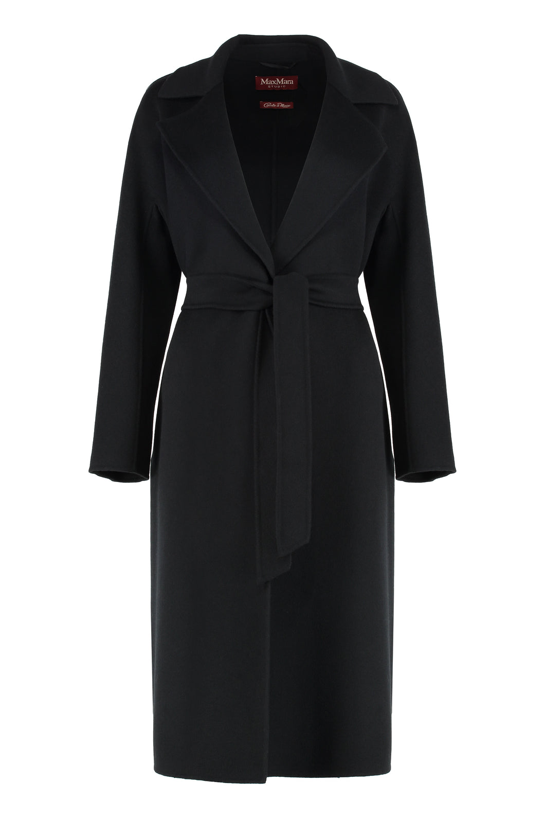Cles single-breasted wool coat
