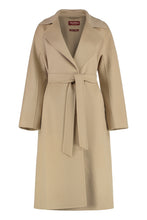 Load image into Gallery viewer, Cles single-breasted wool coat
