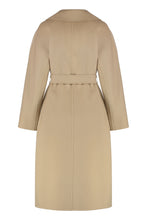 Load image into Gallery viewer, Cles single-breasted wool coat
