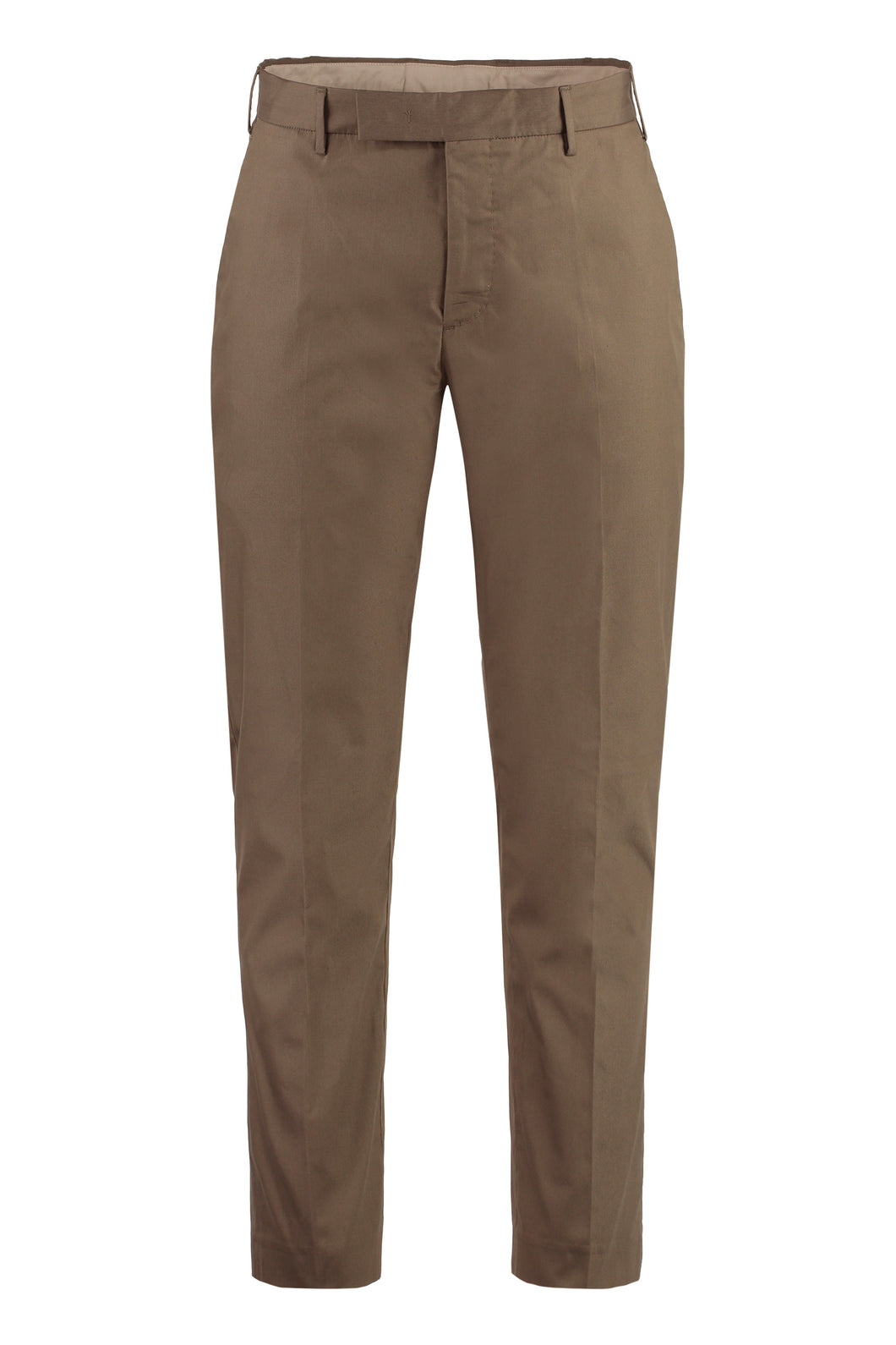 Stretch cotton chino trousers