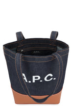 Load image into Gallery viewer, Axel small denim tote bag
