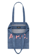 Load image into Gallery viewer, Lou canvas tote bag
