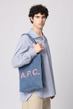 Load image into Gallery viewer, Lou canvas tote bag
