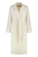 Load image into Gallery viewer, Overcoat made of a wool blend fabric.
