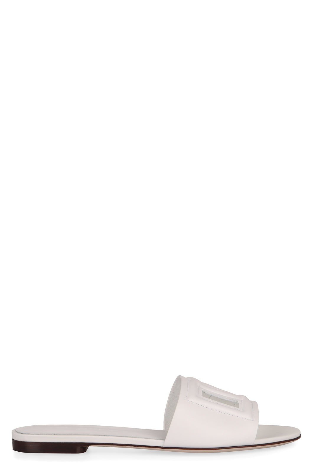 Leather slides