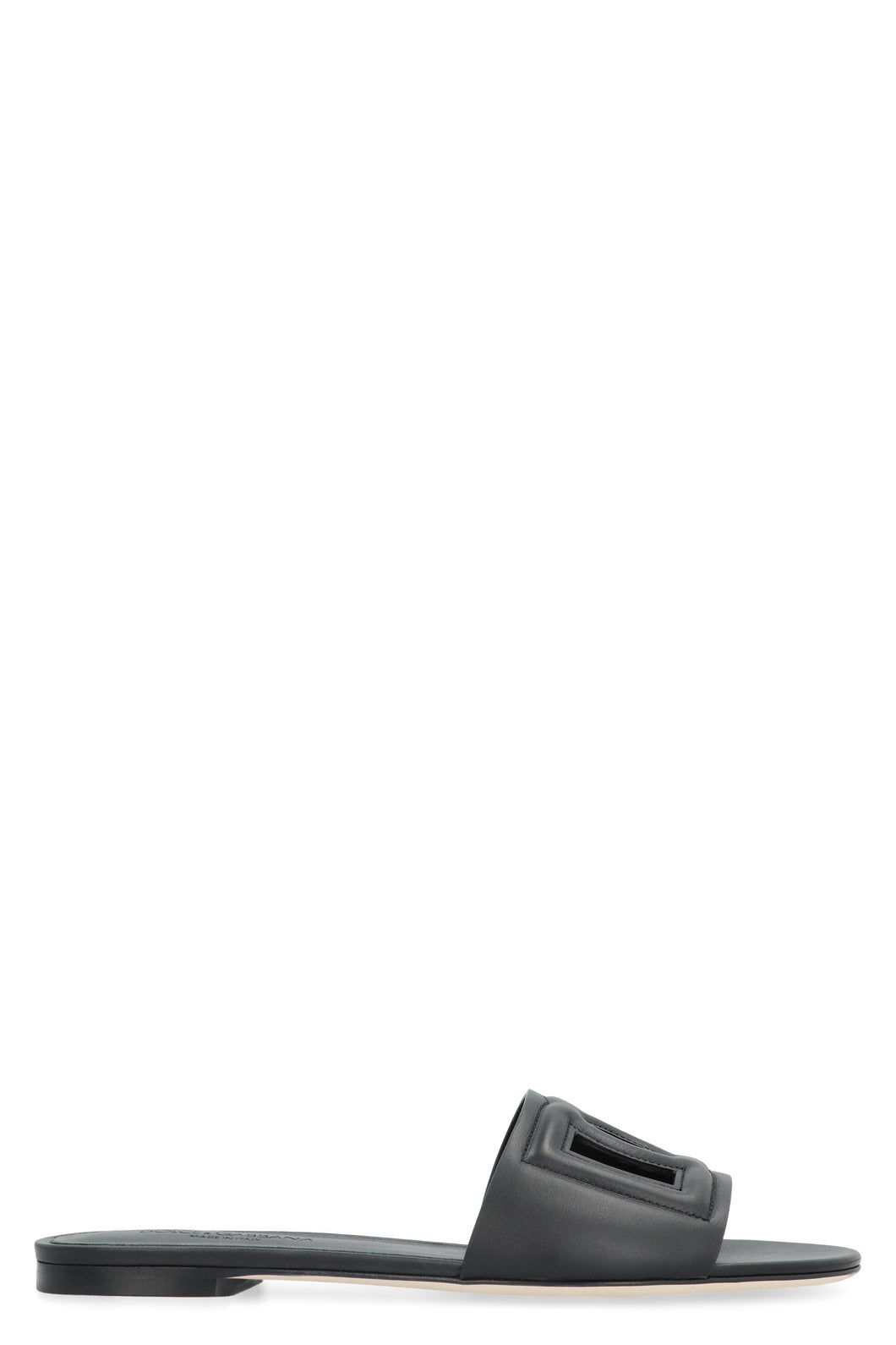 Leather slides
