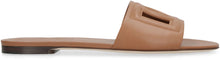 Load image into Gallery viewer, Leather slides with logo
