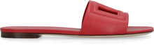 Load image into Gallery viewer, Leather slides with logo
