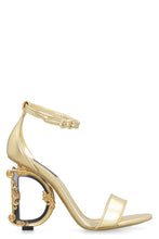 Load image into Gallery viewer, Keira metallic leather sandals
