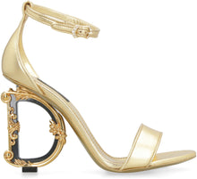 Load image into Gallery viewer, Keira metallic leather sandals
