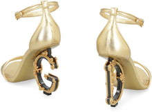 Load image into Gallery viewer, Keira metallic leather sandals
