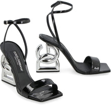 Load image into Gallery viewer, DG-heel patent leather sandals
