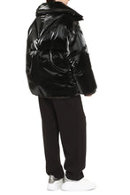 Load image into Gallery viewer, Glossy nylon down jacket
