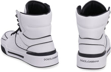 Load image into Gallery viewer, New Roma leather mid-top sneakers
