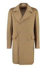 Load image into Gallery viewer, Double-breasted wool coat
