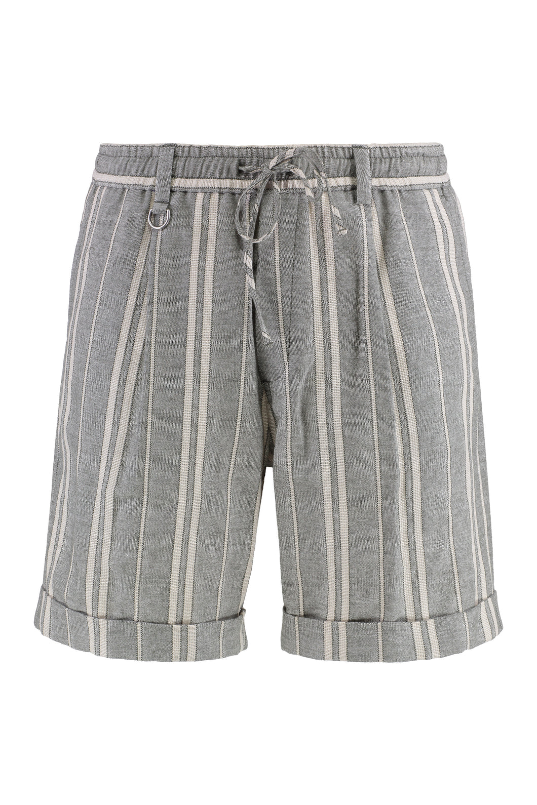 Striped bermuda shorts