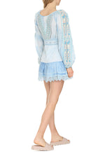 Load image into Gallery viewer, Chelie embroidered cotton mini dress
