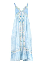 Load image into Gallery viewer, King embroidered cotton long dress
