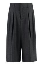 Load image into Gallery viewer, Wool cropped trousers
