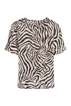 Load image into Gallery viewer, Sangria printed silk blouse
