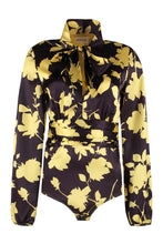Load image into Gallery viewer, Sera floral print bodysuit-blouse
