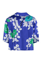 Load image into Gallery viewer, Floral print silk shirt
