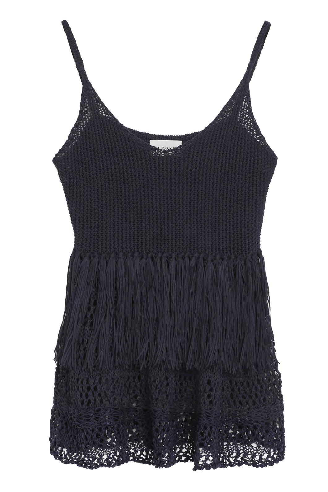 Cumino open-knit top