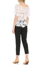 Load image into Gallery viewer, Floral macramé top
