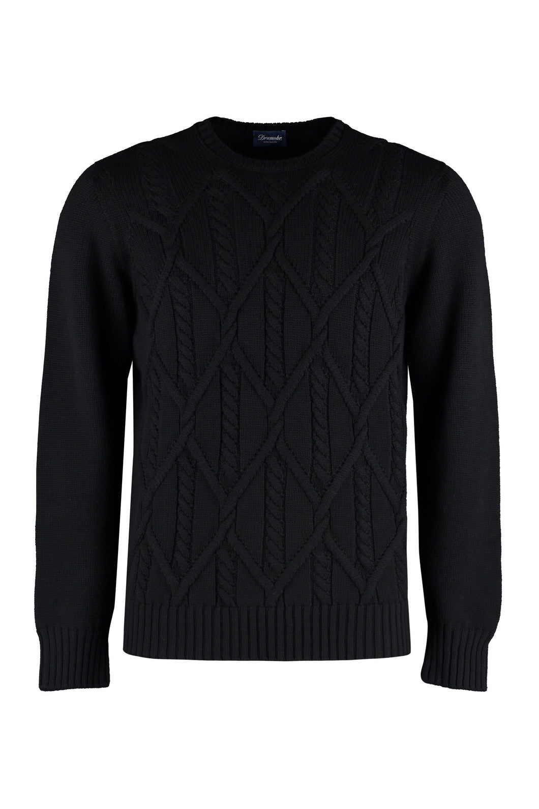 Crew-neck wool sweater