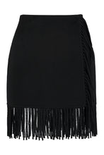 Load image into Gallery viewer, Leak wool mini skirt
