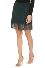 Load image into Gallery viewer, Leak wool mini skirt
