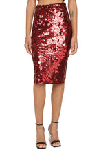 Load image into Gallery viewer, Guilty sequin pencil skirt

