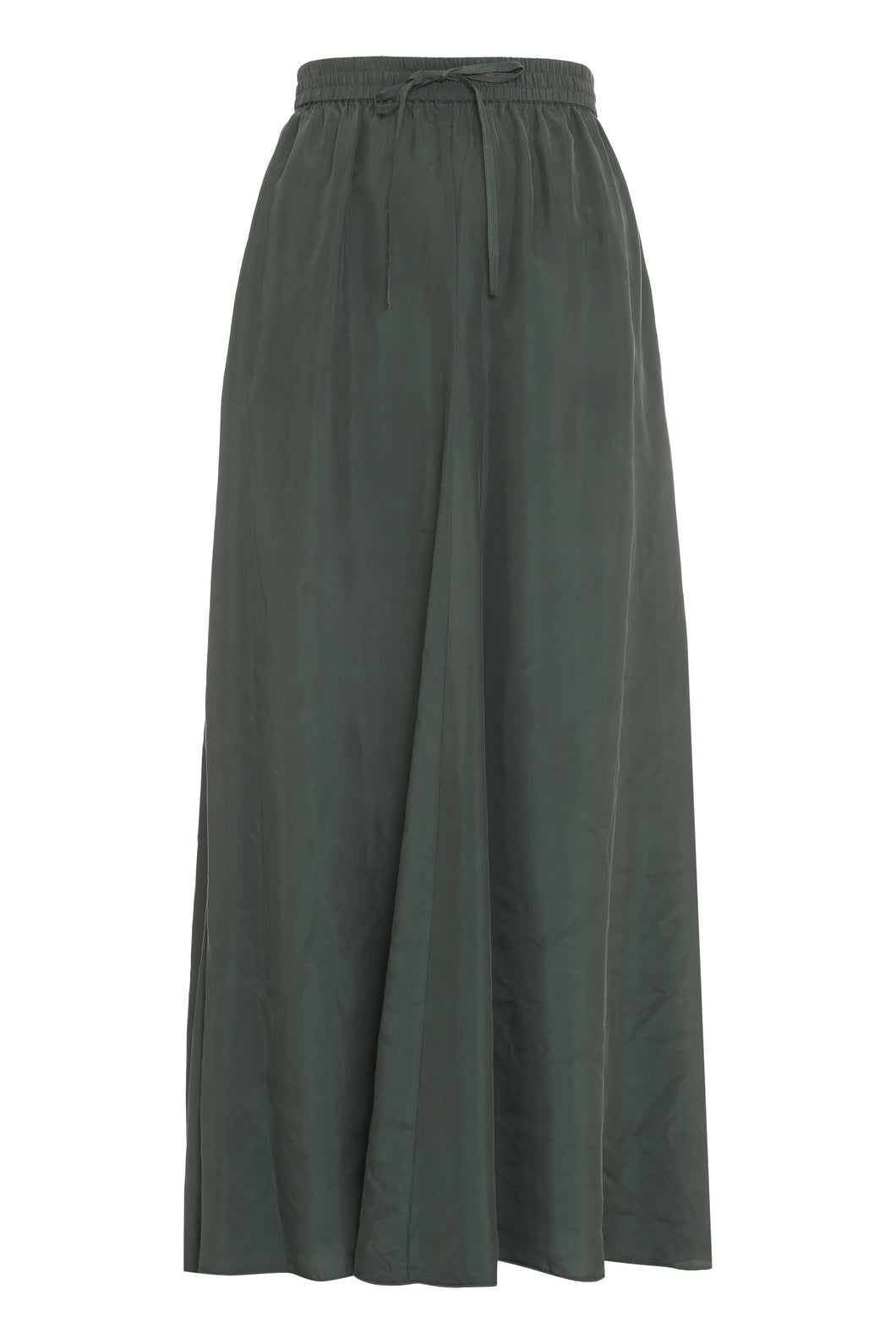 Silk maxi skirt
