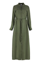 Load image into Gallery viewer, Silk shirtdress
