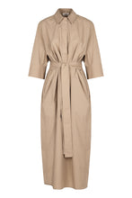 Load image into Gallery viewer, Belted cotton dress
